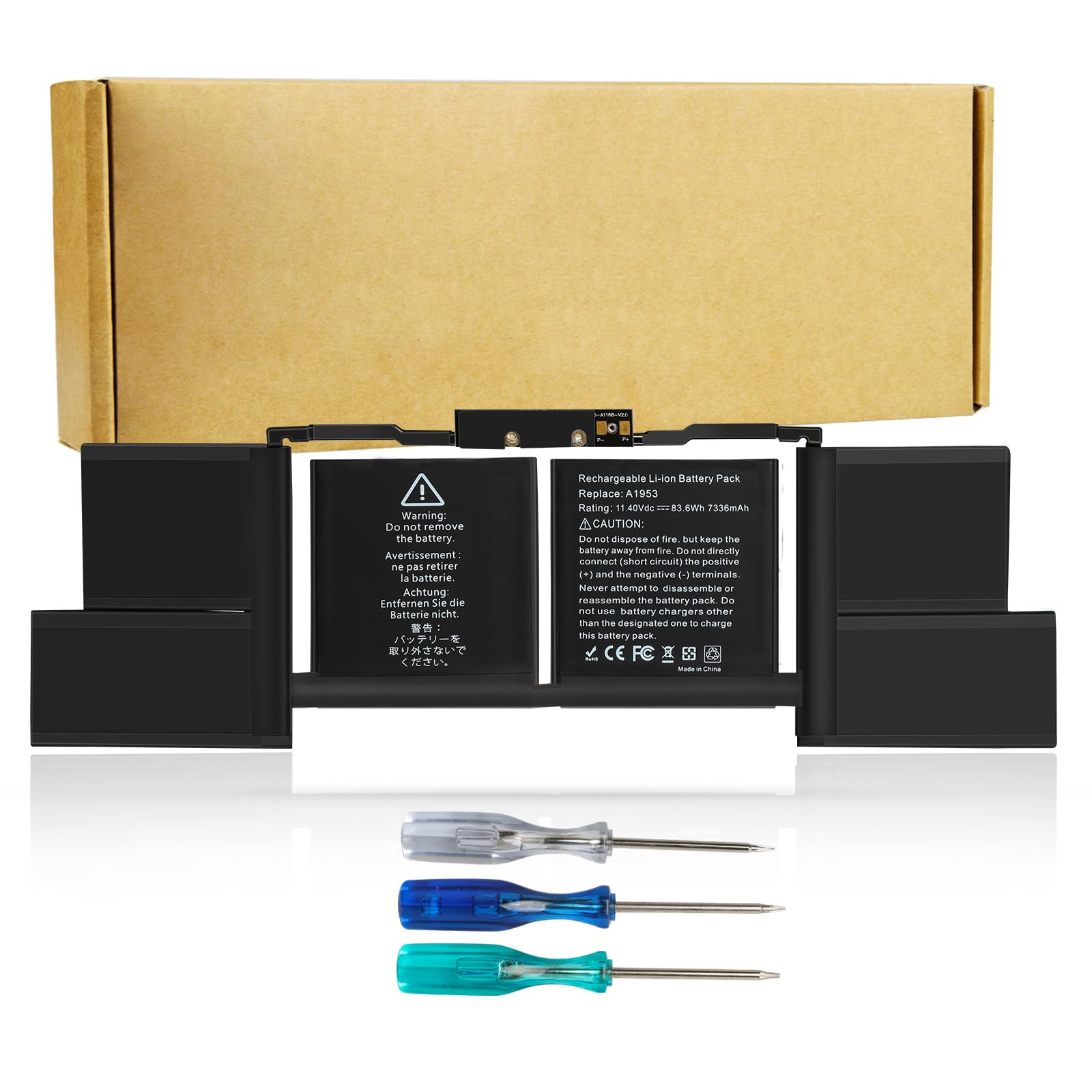 Amazon.com: A1953 A1990 Laptop Battery for MacBook Pro A1953 Mid