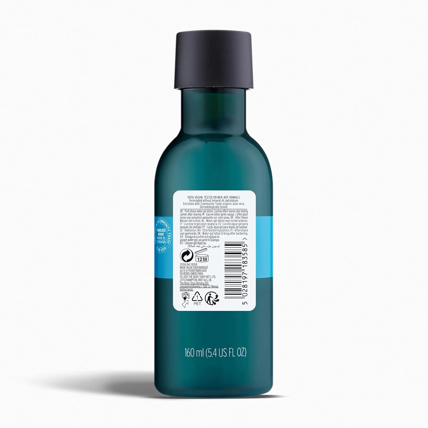 The Body Shop Maca Root & Aloe Post-Shave Water-Gel for Men – Calms & Soothes – Vegan – 5.4 oz