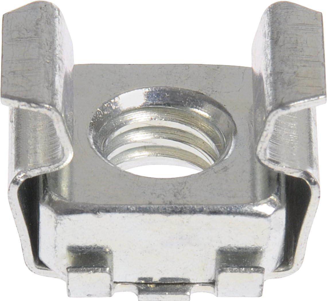 Hillman Cage Nuts 1/4"-20 Thread 0.036 Inch-0.063 Inch Panel Range- 12 Pack 44350