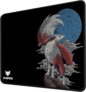 EvoFox Falcon X35 Gaming Mouse Pad with Micro-Textured Speed Surface, Non-Slip Rubber Base, Anti-Fray Stitched Edges and W...