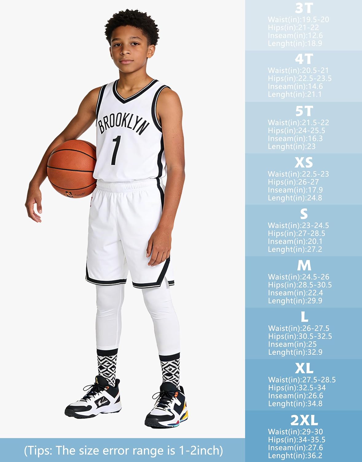 Boys Youth Compression Leggings Athletic Sports Tights for Basketball Football Base Layer Pants for Kids Under Shorts - Image 6