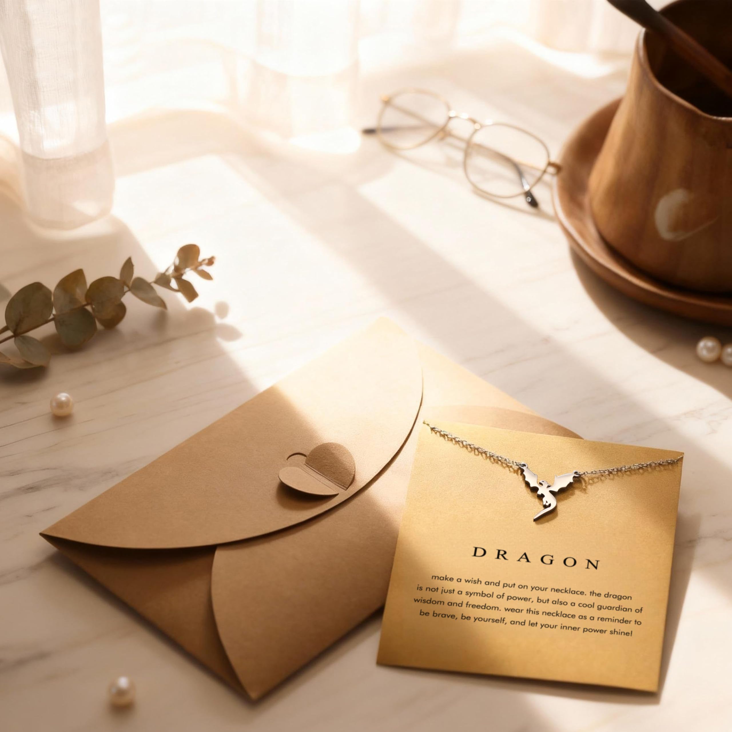 Silver Dragon Necklace