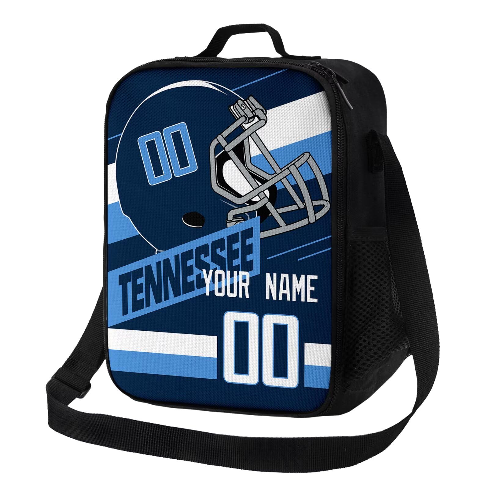 ANTKING Tennessee Lunch Bag Custom Name Number Lunch Box for Youth Boys Men Gifts
