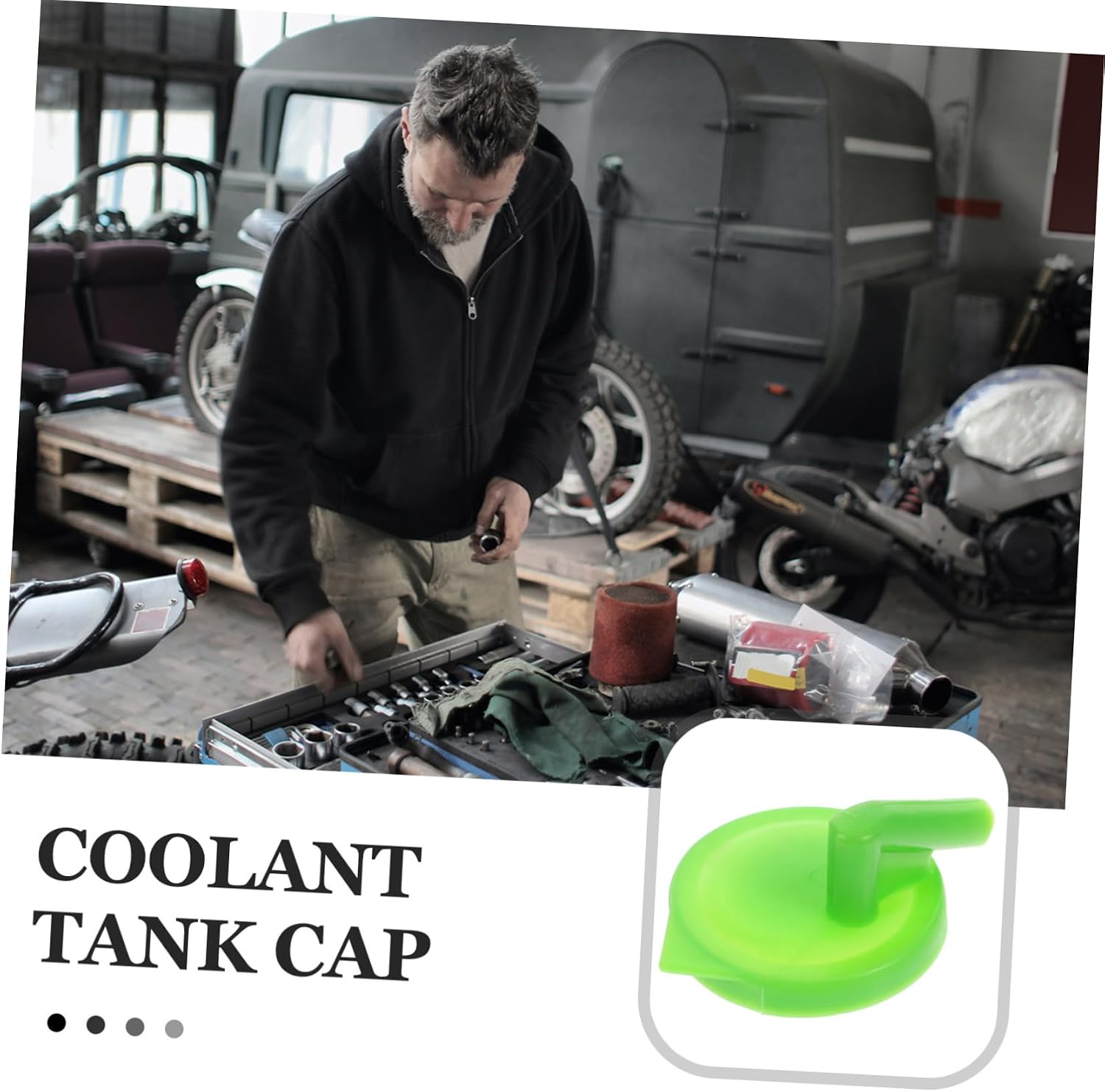 GLEAVI Coolant Cap Replacement for Vehicle Easy Installation Radiator Cap Leak Design Compatible Alto Model