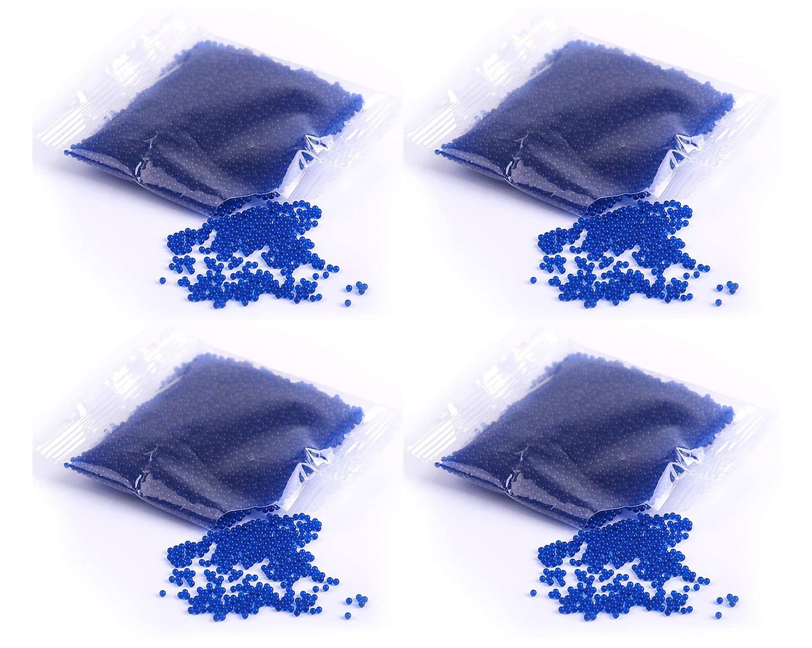 SNOZIO Water Balls Beads Refill Ammo (7-8 mm), Gel Splater Ball Blaster Bullets Made of Non-Toxic Eco Friendly Water Ball Compatible with Splatter Gall Gun (4 Pack_40,000 Pc)