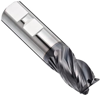 YG-1 EMB40 Carbide Corner Radius End Mill, Long Reach, Vibration Resistant, Metric, Weldon Shank, AlTiN Monolayer Finish, 4 Flutes, 92mm Overall Length, 18mm Cutting Diameter, 18mm Shank Diameter, 0.89mm Corner Radius
