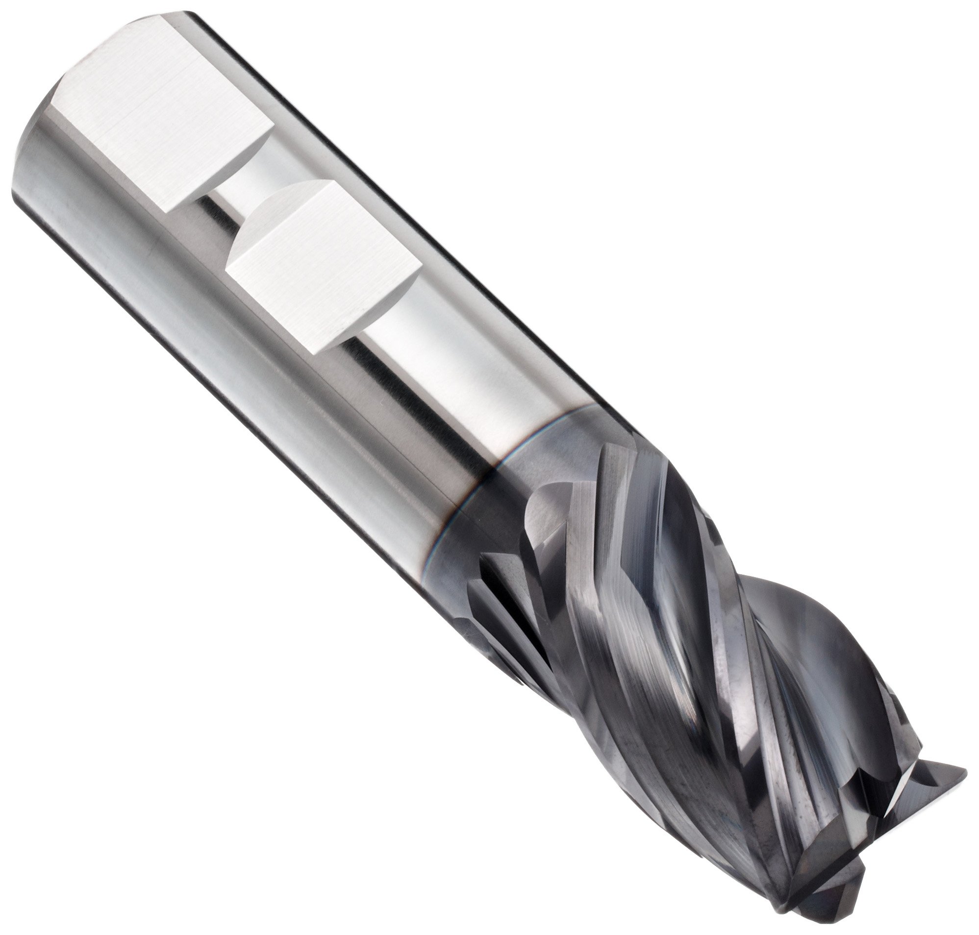 YG-1 EMB15 Carbide Corner Radius End Mill, Long Reach, Vibration Resistant, Metric, AlTiN Monolayer Finish, 4 Flutes, 72mm Overall Length, 10mm Cutting Diameter, 10mm Shank Diameter, 0.38mm Corner Radius