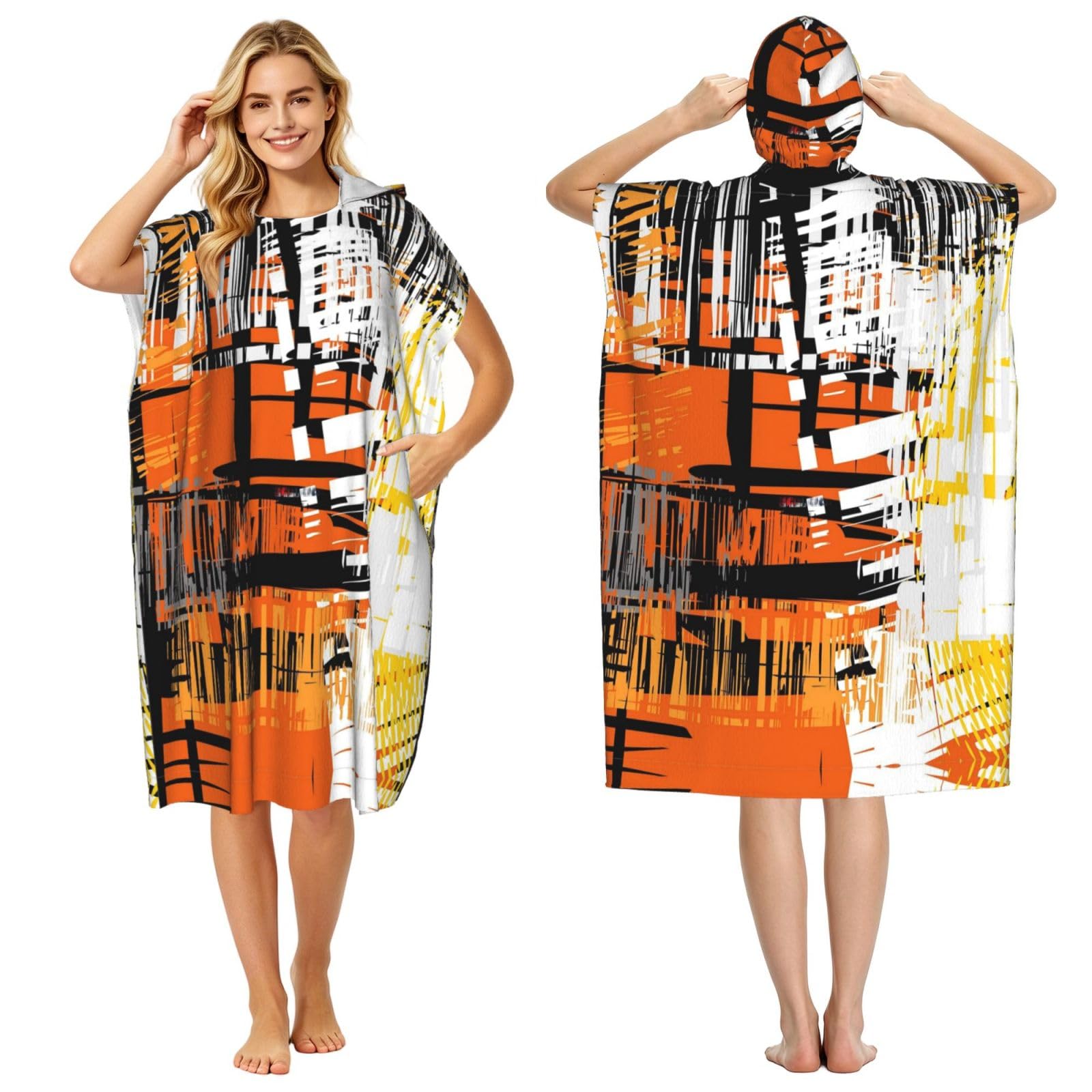 Poncho de surf adulte pour se changer facilement sur la plage
