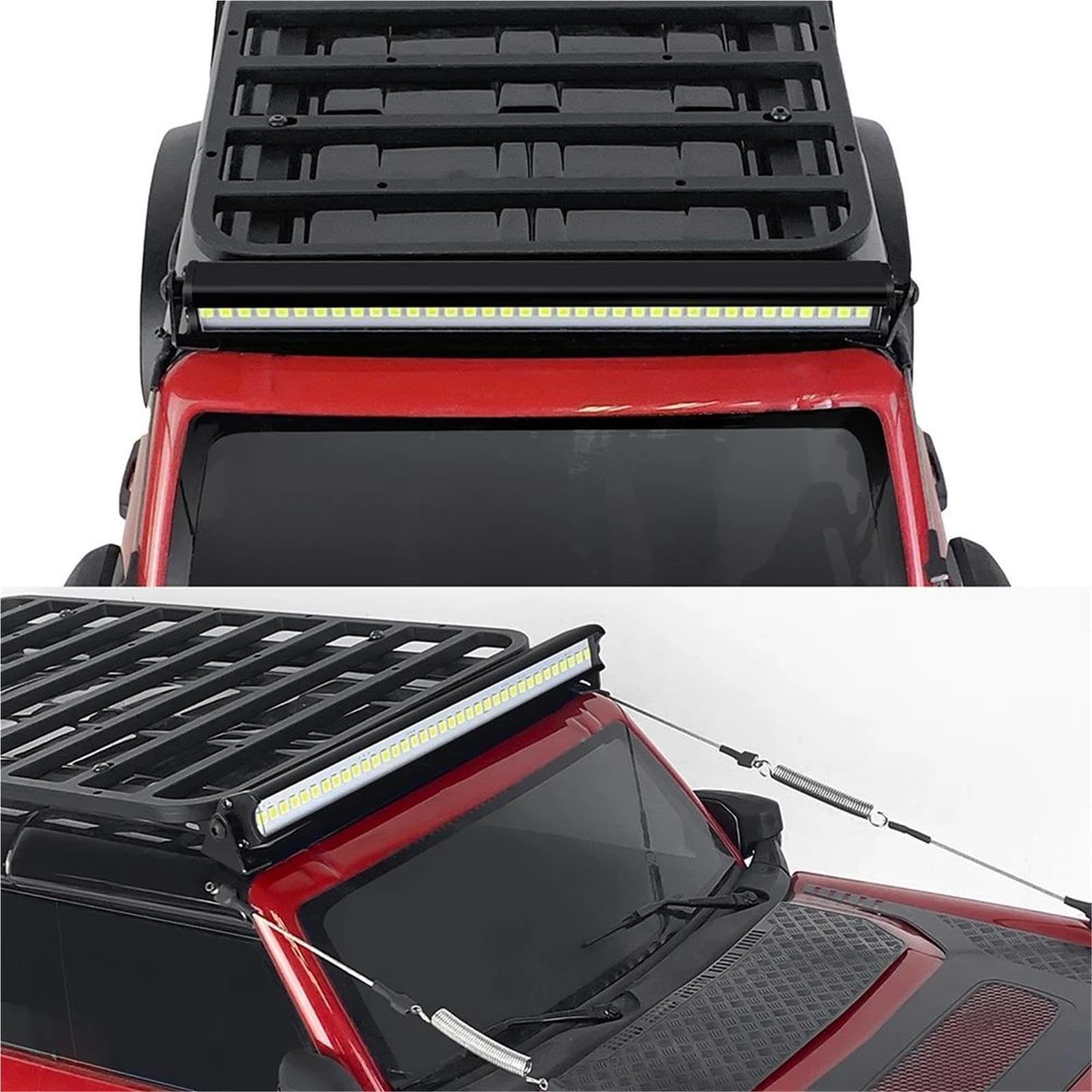 Lámpara Techo Barra Luz Coch para TRX4 para Axial para SCX10 1/10