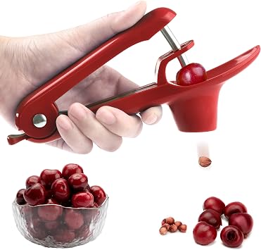 Cherry Pitter - Makmzoon Cherry Pitter Tool Stainless Steel RodRed