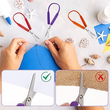 Long Loop Easy Grip Schaar – zelfopenende knijpschaar met extra steun Long Loop Easy Grip Schaar – zelfopenende knijpschaar met extra steun