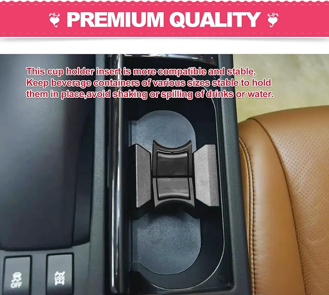 Inserto divisor para portavasos consola central Lexus RX350 RX450H miniatura 3