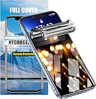Vista 7 de LOOKSEVEN Paquete de 2 protectores de pantalla de hidrogel de privacidad para iPhone 11, película protectora de TPU suave de alta sensibilidad