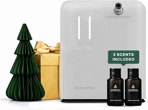 Miniatura 1 de AromaPlan 5 Star Collection Difusor de aroma de aire frío, para toda la casa (2 aromas incluidos) - Aroma inteligente sin agua, ajuste de aroma y
