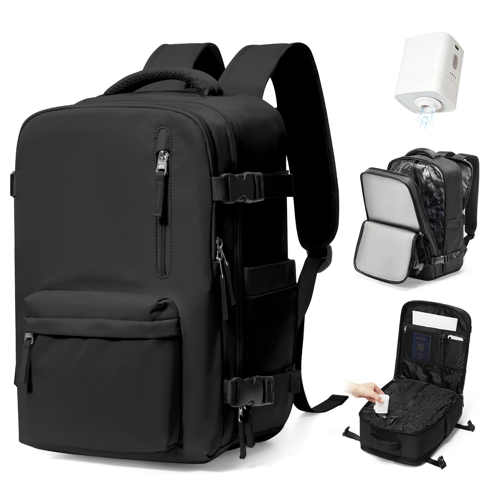 SZSYCN Mochila Viaje Cabina Avion 40x30x20 Ryanair Wizzair Maletas de Viaje Mujer Mochilas Viaje 40×20×25 Ryanair para Mujer Equipaje de Mano 45x36x20 Easyjet Maletas para Portatil Hombre — view 27