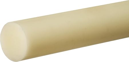 USA Sealing Nylon Plastic Rod, 1-1/2" Diameter, 1' Length