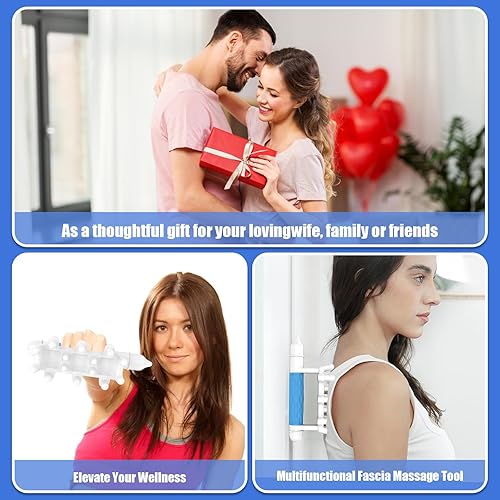 Miniatura 3 de Fascia Blaster - Herramienta de masaje para aliviar la tensión de espalda y cuello, herramienta de liberación miofascial todo en uno, masajeador de