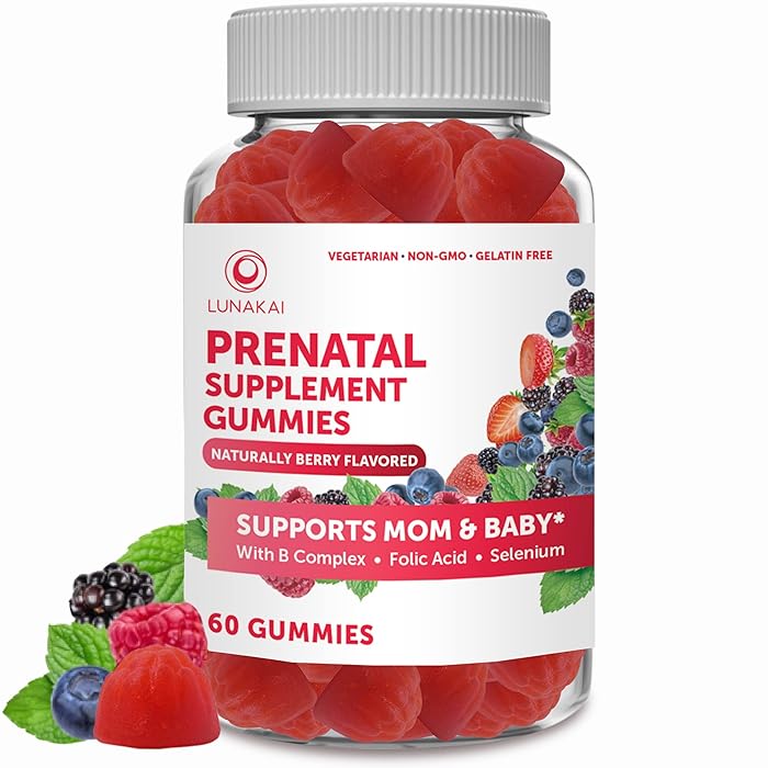 Buy Prenatal Vitamin Gummies for Women with Iron and Folic Acid Chewable, NonGMO Prenatal