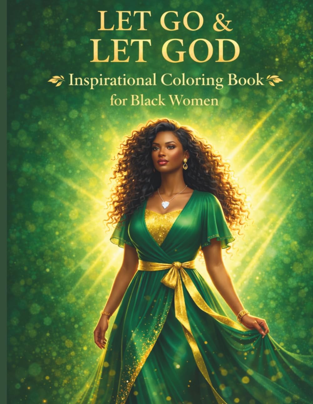 Let Go & Let God : Inspirational Coloring Book For Black Women