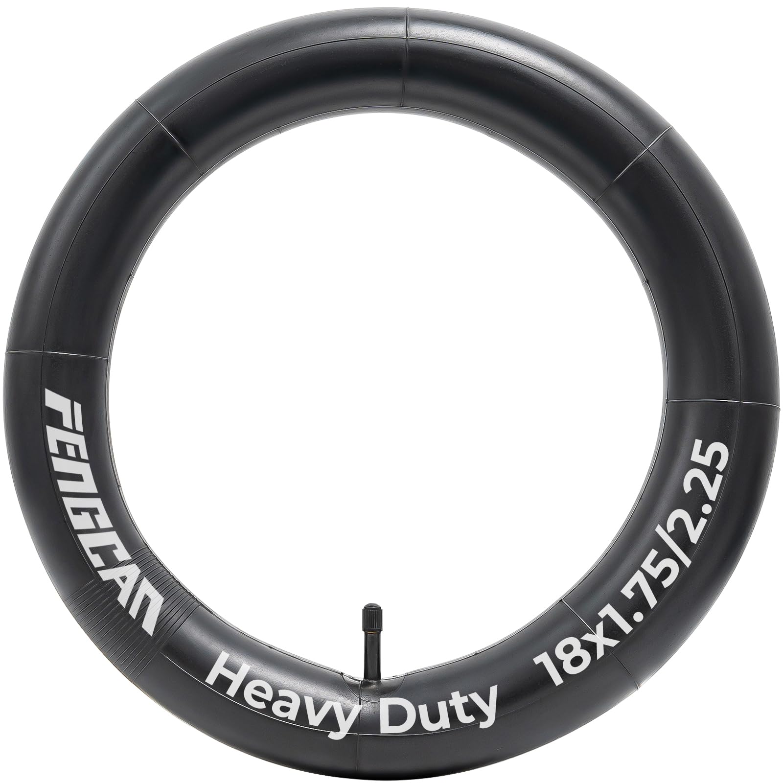 18x1.75/2.25 Heavy Duty Bike Tube,18x1.75/1.95/2.0/2.10/2.125/2.25 Replacement Bicycle Tube(Single), Reliable 18 x 1.75-2.25 Inner Tube AV32mm Schrader Valve for City/Kids/Mountain Cycling Scenarios