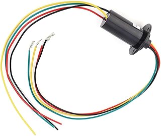 Jeanoko IP51 Current Slip Ring MW1430 Pressure-Resistant Slip Ring Conductor 30A Conductive Slip Ring 4 Wire Slip Ring for Industrial