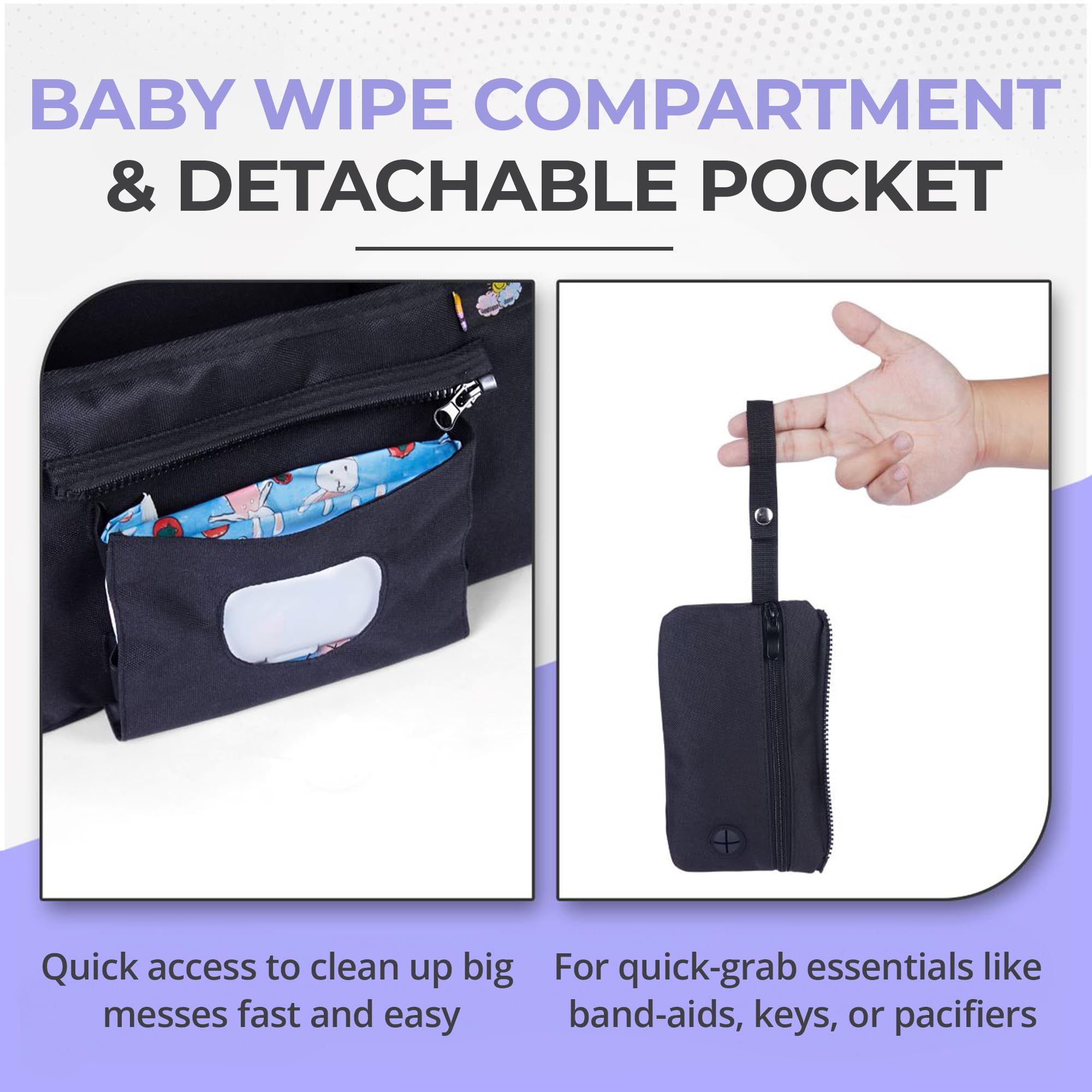 Organizador de cochecito/carrito de bebé