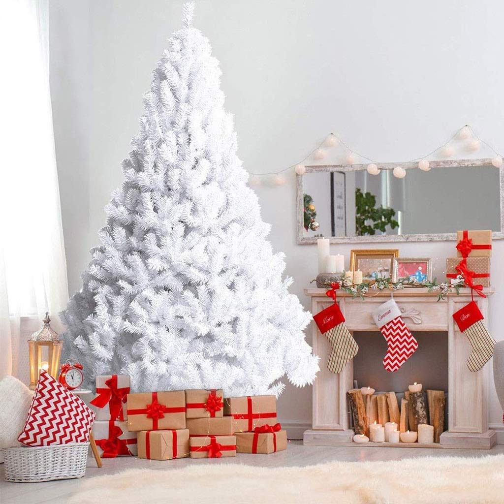 Amazon.co.jp: ホワイトクリスマスツリー、人工クリスマスツリー