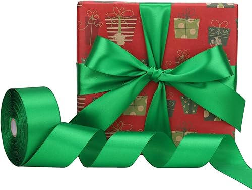 Miniatura 282 de Cinta de oro rosa de 1-1/2 pulgadas, para envolver regalos, 50 yardas, corona de fiesta de boda, costura, accesorios para el cabello, decoración