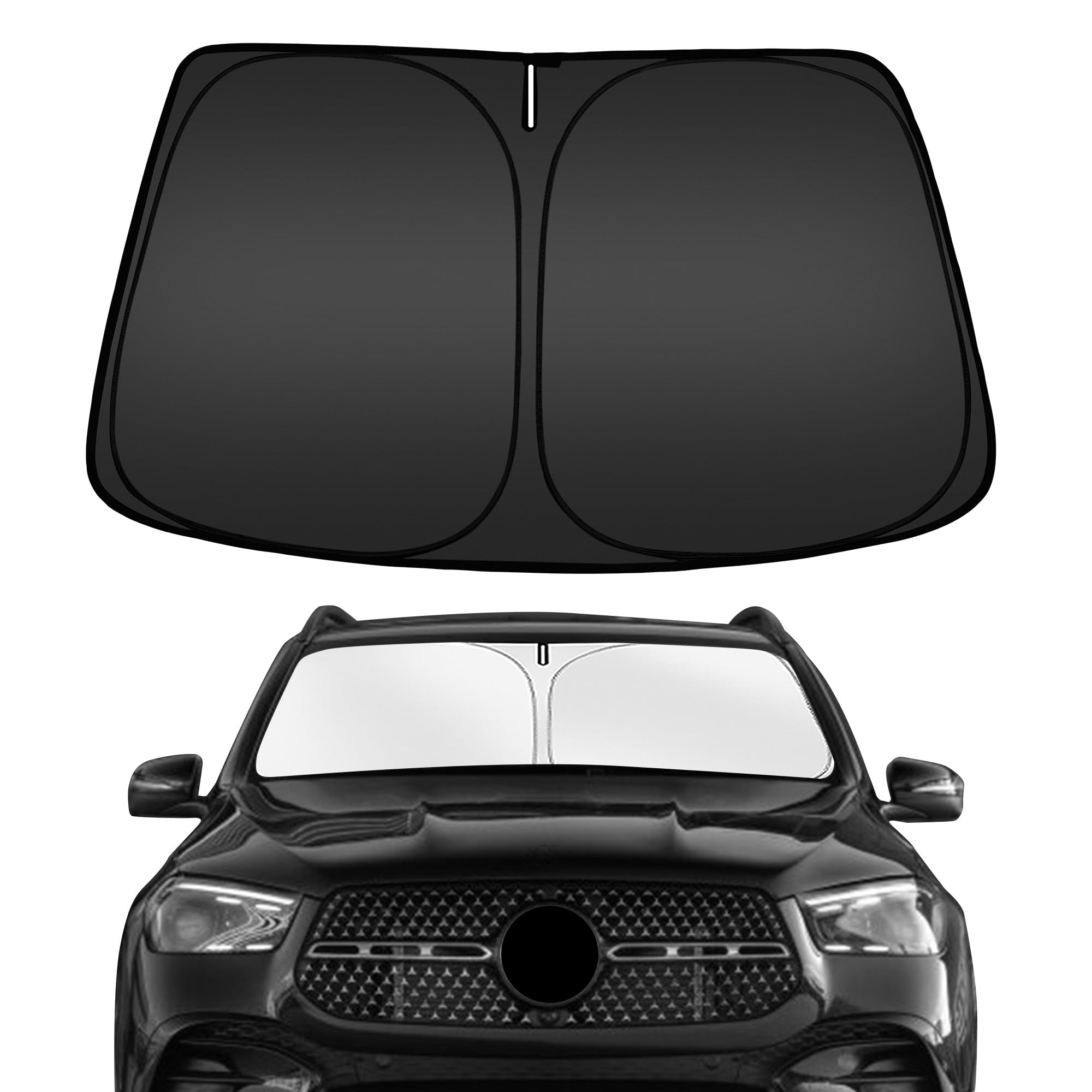 ARISMOTOR Windshield Sun Shade for Mercedes Benz GLE/GLS 350 450 2020-2027