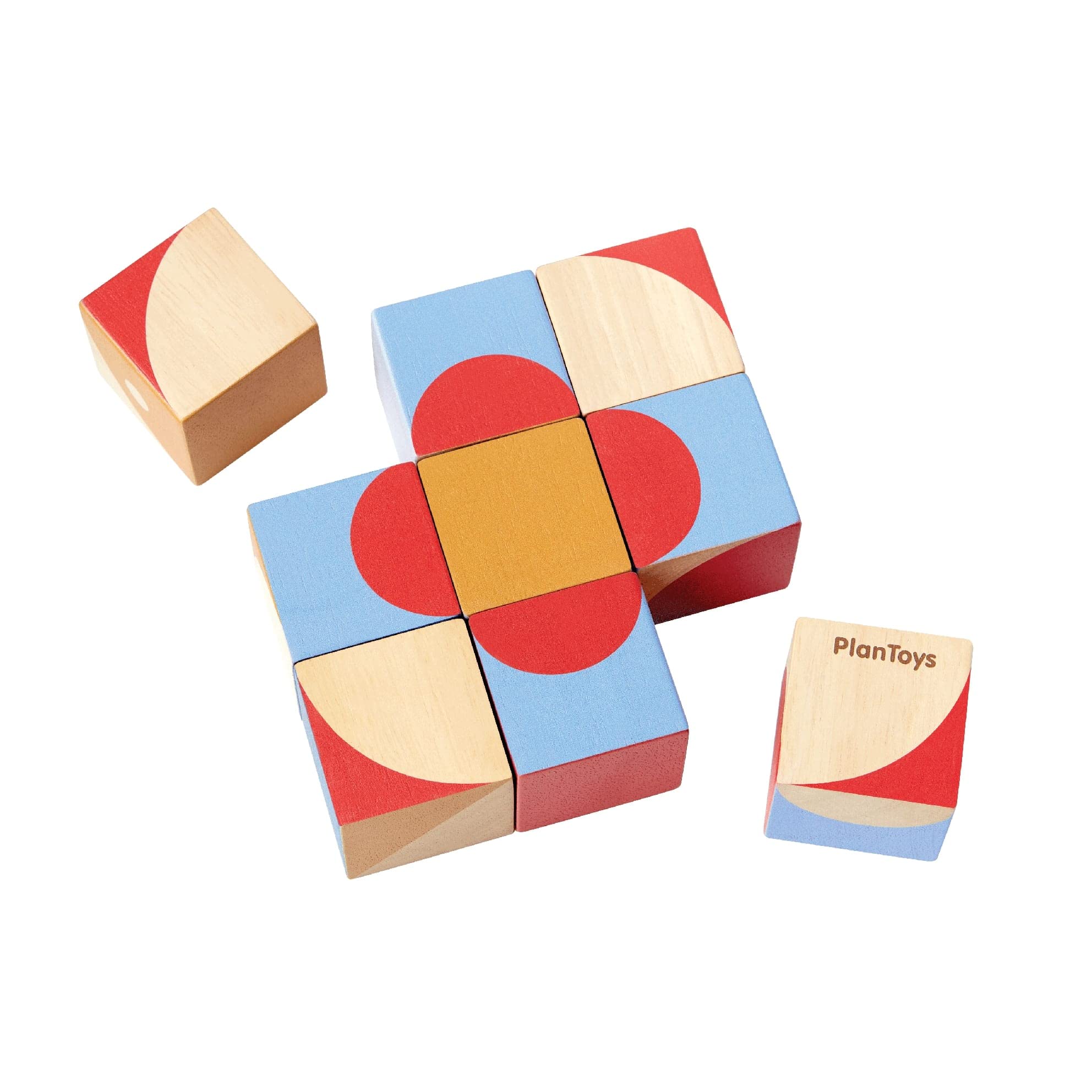 PlanToys Geo Pattern Cubes (4648)
