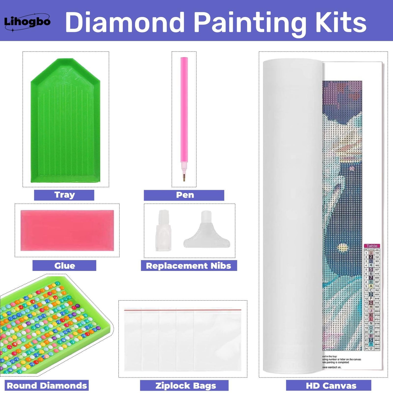 5D Diamond Painting Kits voor volwassenen, sterrenhemel