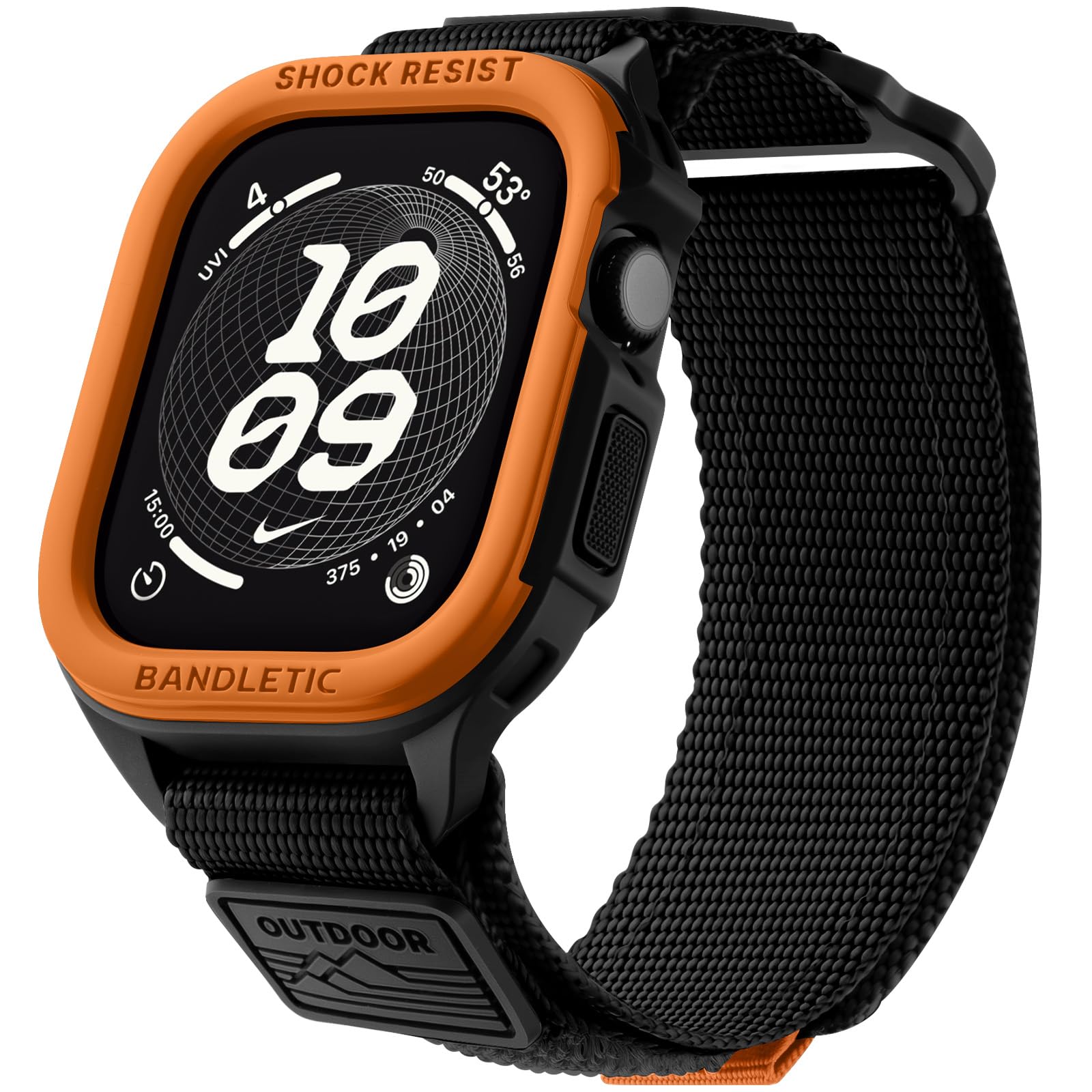 Bandletic Outdoor Compatible with Apple Watch Series 11 46mm Case and Band