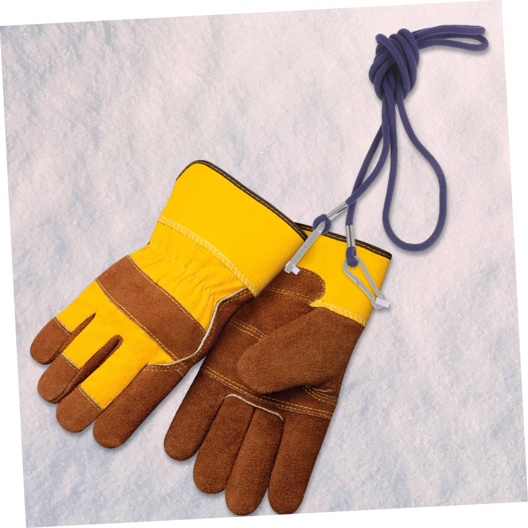 Cuerda Antipérdida para Guantes de Niños de Nailon Azul Marino