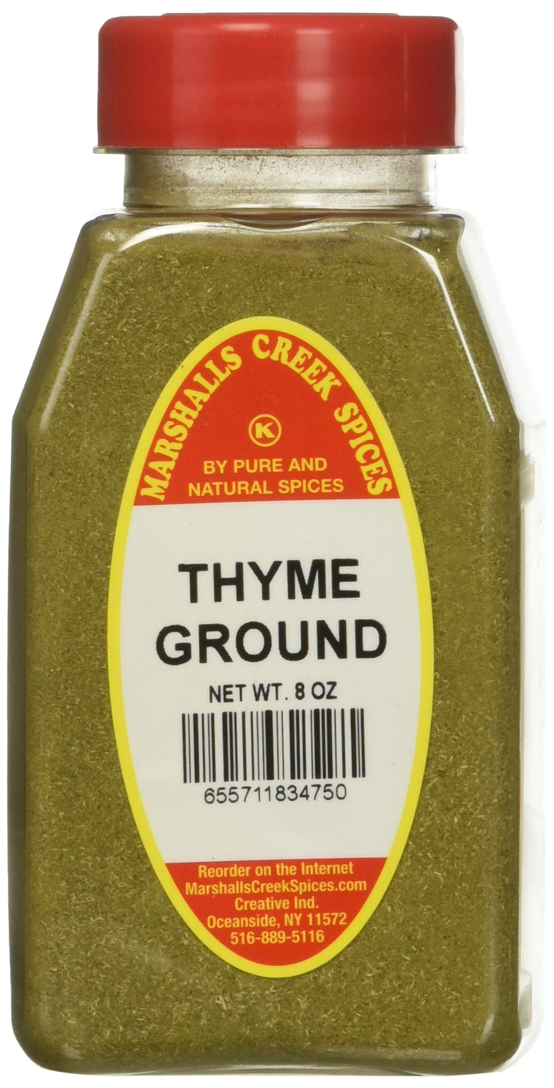 Marshalls Creek Spices New Size Thyme Ground 8 Ounce, 8 Ounce