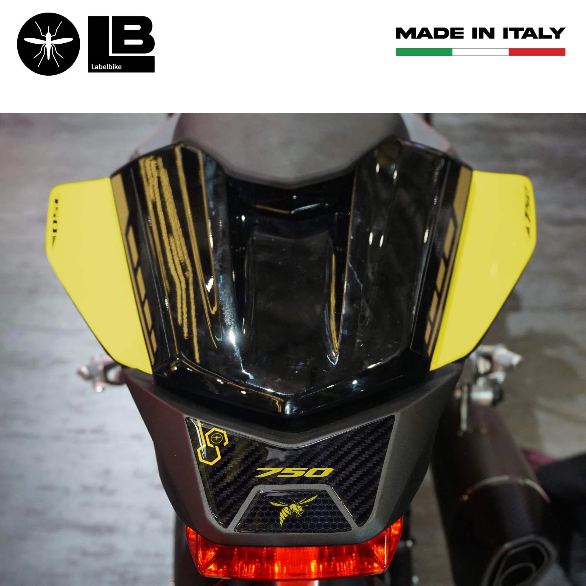 Autocollants 3D Honda Hornet 2023 - Décorations Et Protections - Résine Manuelle - Fabriqué En Italie