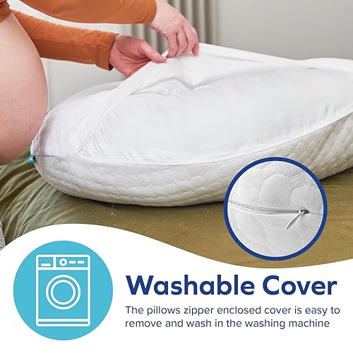 Miniatura 3 de Dr. Talbot's Almohada de embarazo de mamá - Almohada en forma de C para mujeres embarazadas