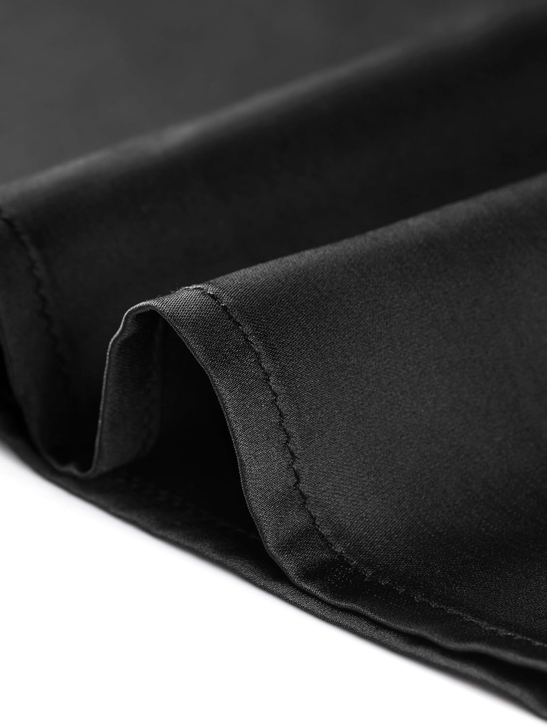 Agnes Orinda Plus Size Silk Satin Tank Tops for Women V Neck Casual Cami Sleeveless Blouses Summer Basic Camisole - Image 5