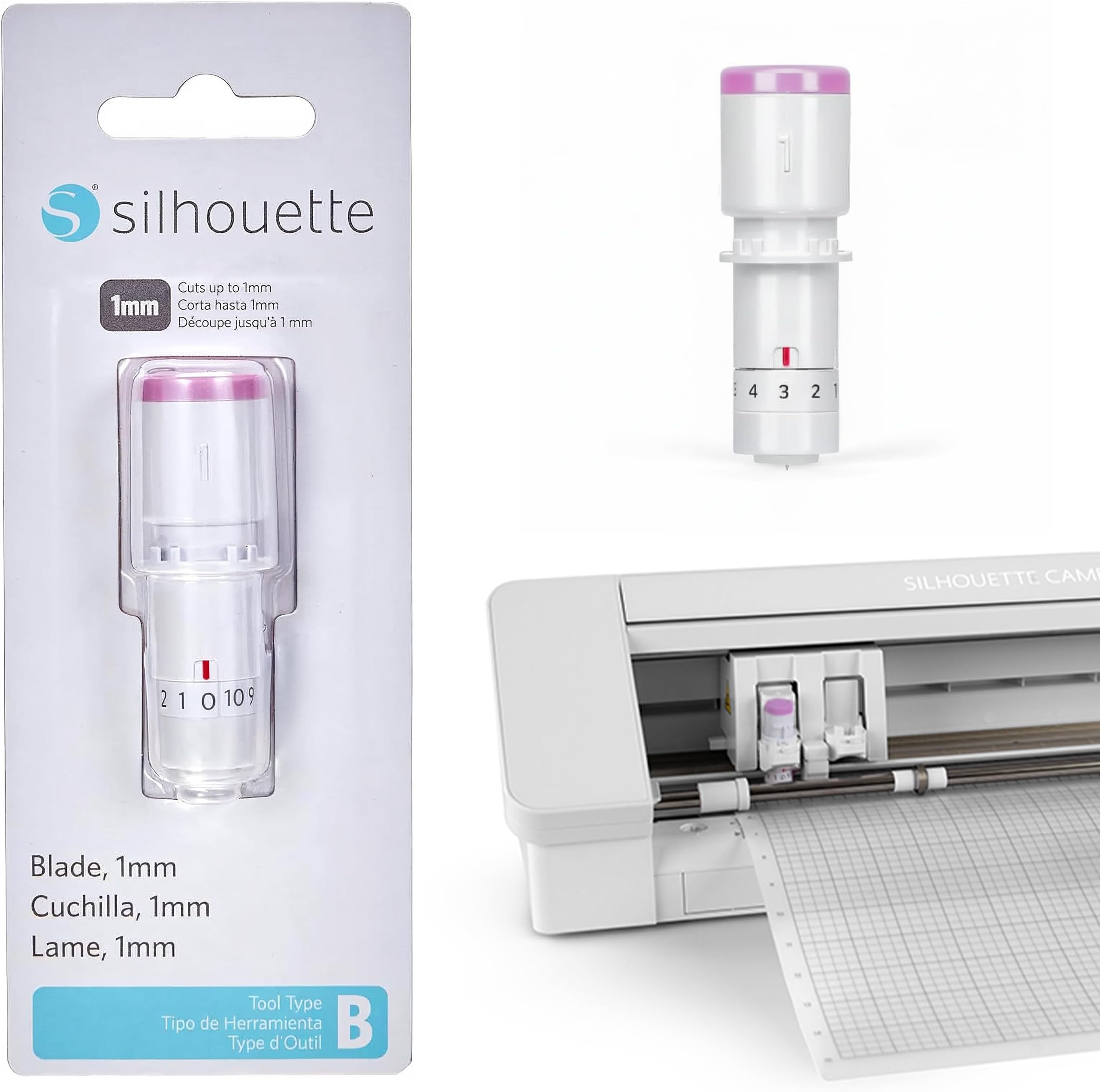 Silhouette America 1mm, Aluminum, Premium Blade for Cameo 4 and Portrait 3