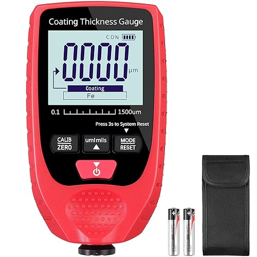 JUSTOOL Medidor de espesor de pintura Medidor de espesor de pintura Medidor de espesor de pintura Medidor de espesor de pintura Medición FNF con