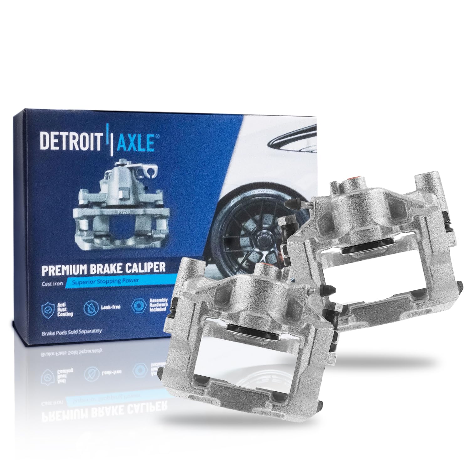 Detroit Axle - 2pc Rear Brake Calipers for 2006-2013 Lexus IS250