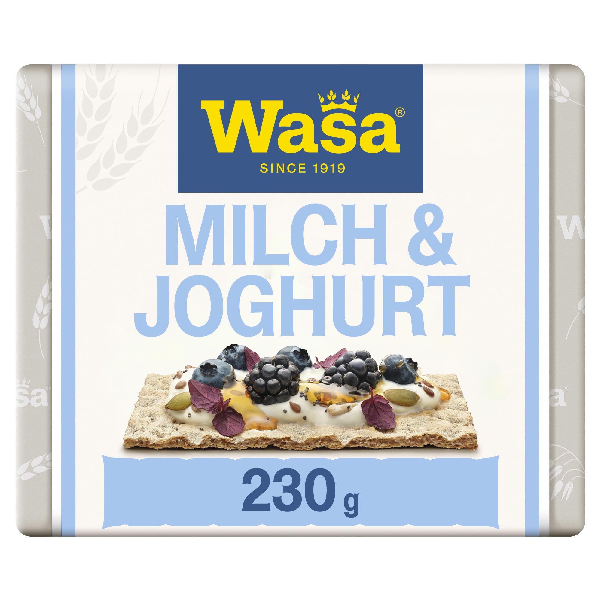 Wasa Knäckebrot Milch & Joghurt 230g | Das Knäckebrot für den milden Knuspermoment