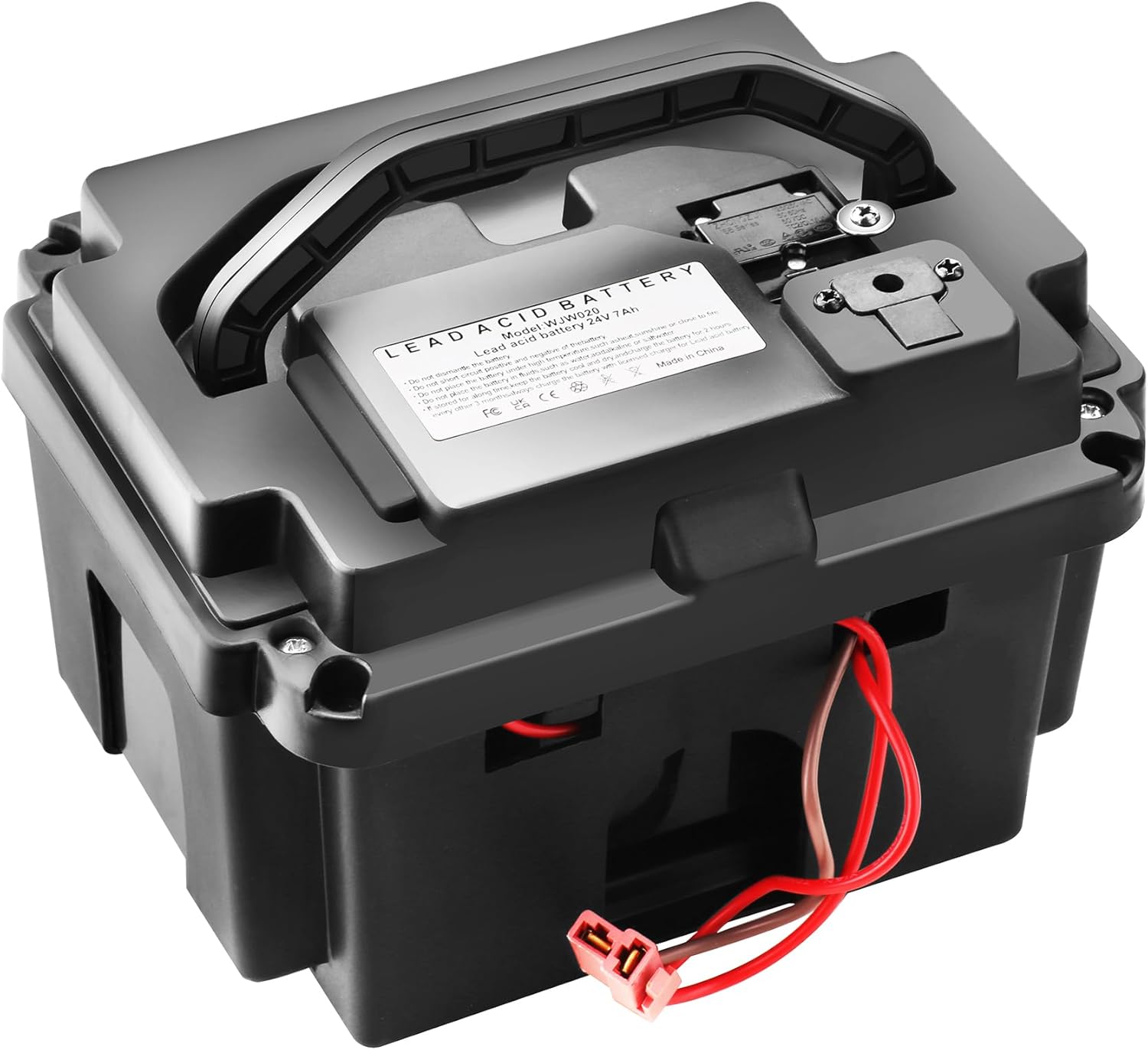 24V 7Ah Lead Acid Rechargeable Battery, Replacement Battery Child Kids Ride On Car Compatible with BRP CAN-AM Maverick X3 for Land Rover for Mercedes-Benz G63