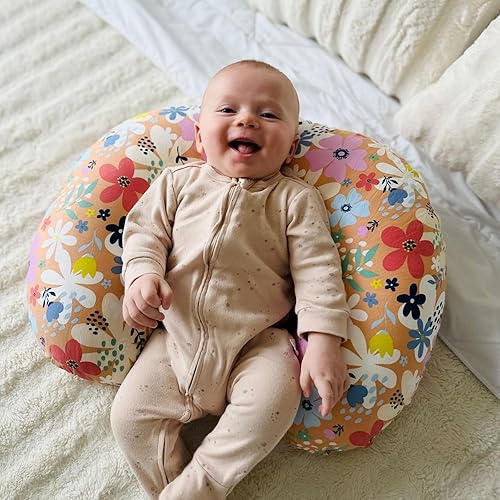 Miniatura 3 de Ezencon Almohada de lactancia para posicionador de lactancia materna, esenciales para la lactancia materna, almohadas con funda de mezcla de algodón