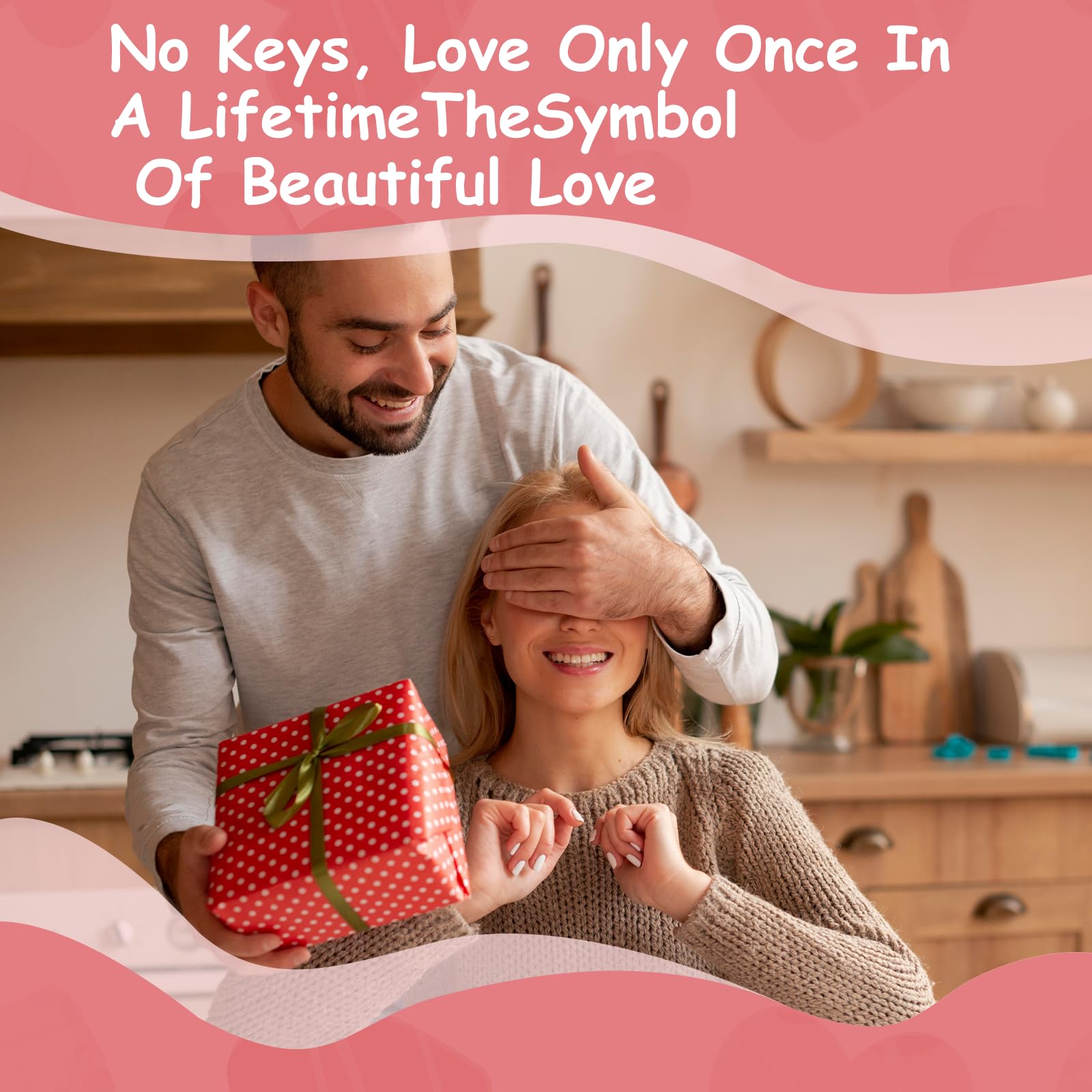 Anahtarlı Küçük Kalp Şeklinde Asma Kilit - Dolaplar, Bavullar, Ajandalar İçin Pembe Kalp Desenli Gül Kırmızı Metal Kilit