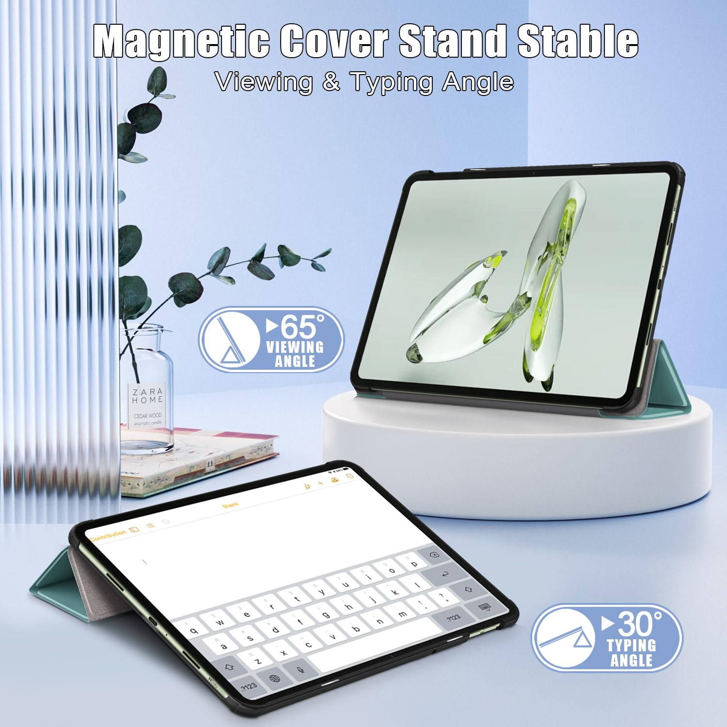GIOPUEY 2 stuks schermbeschermer compatibel met OPPO Pad Neo, hoog