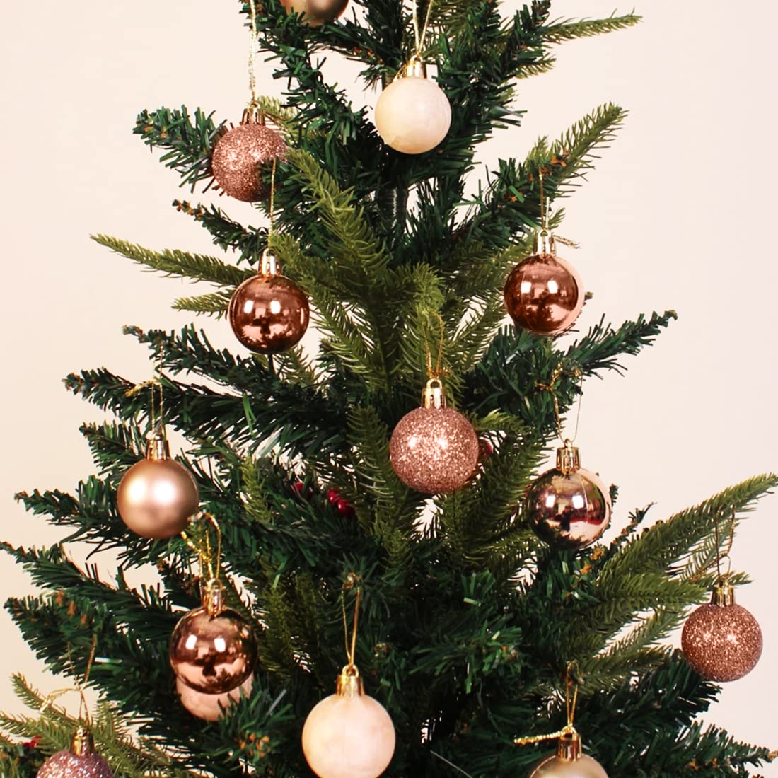 Christas Concepts® Lot De 8 Boules De Noël En Fore De Cœur (60