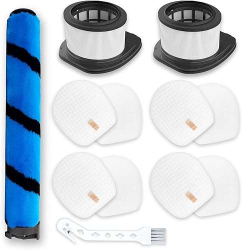 Kucbraly IZ462H Reemplazo de filtro para aspiradora inalámbrica Shark IZ462H IZ483H IZ482H IZ440H Vertex, 2 filtros HEPA, 4 filtros de espuma y
