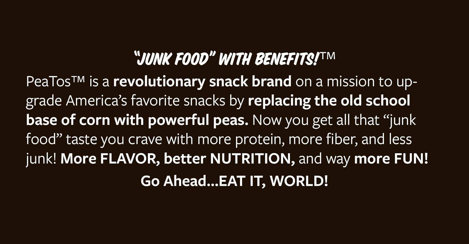 Buy PeaTos Crunchy Curls, Snack Packs (4g Protein, 3g Fiber) [Classic