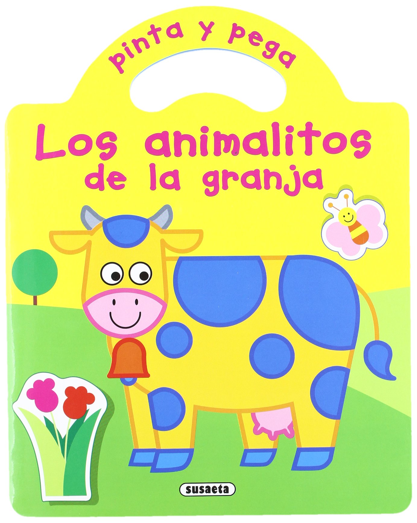 Pinta y pega los animalitos (4 títulos) (Spanish Edition)