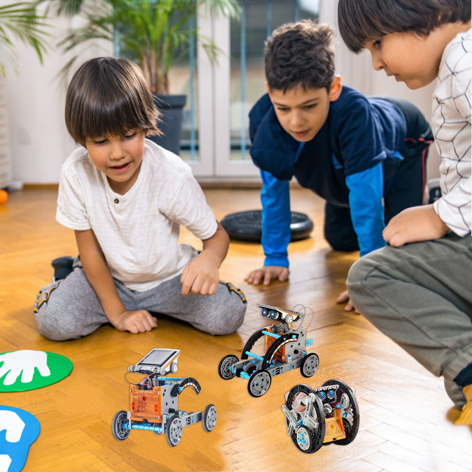 STEM 12 in 1 Educational Solar Robot, 190 Pieces, STEM Kit - 12 in 1 Educational Solar Robot, 190 Pieces Building Science Experimentation Kit, Educational Toys for Kids 8-10 Years Old and Older with 4